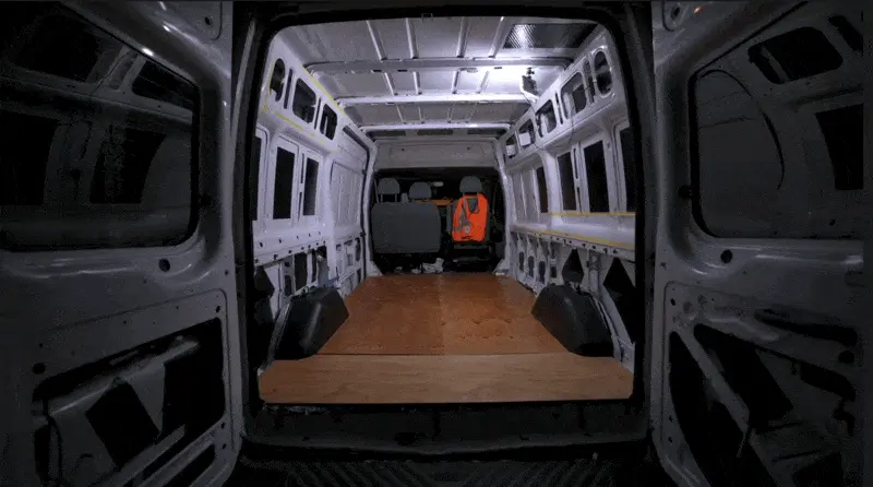 Horrendous varnished plywood subfloor