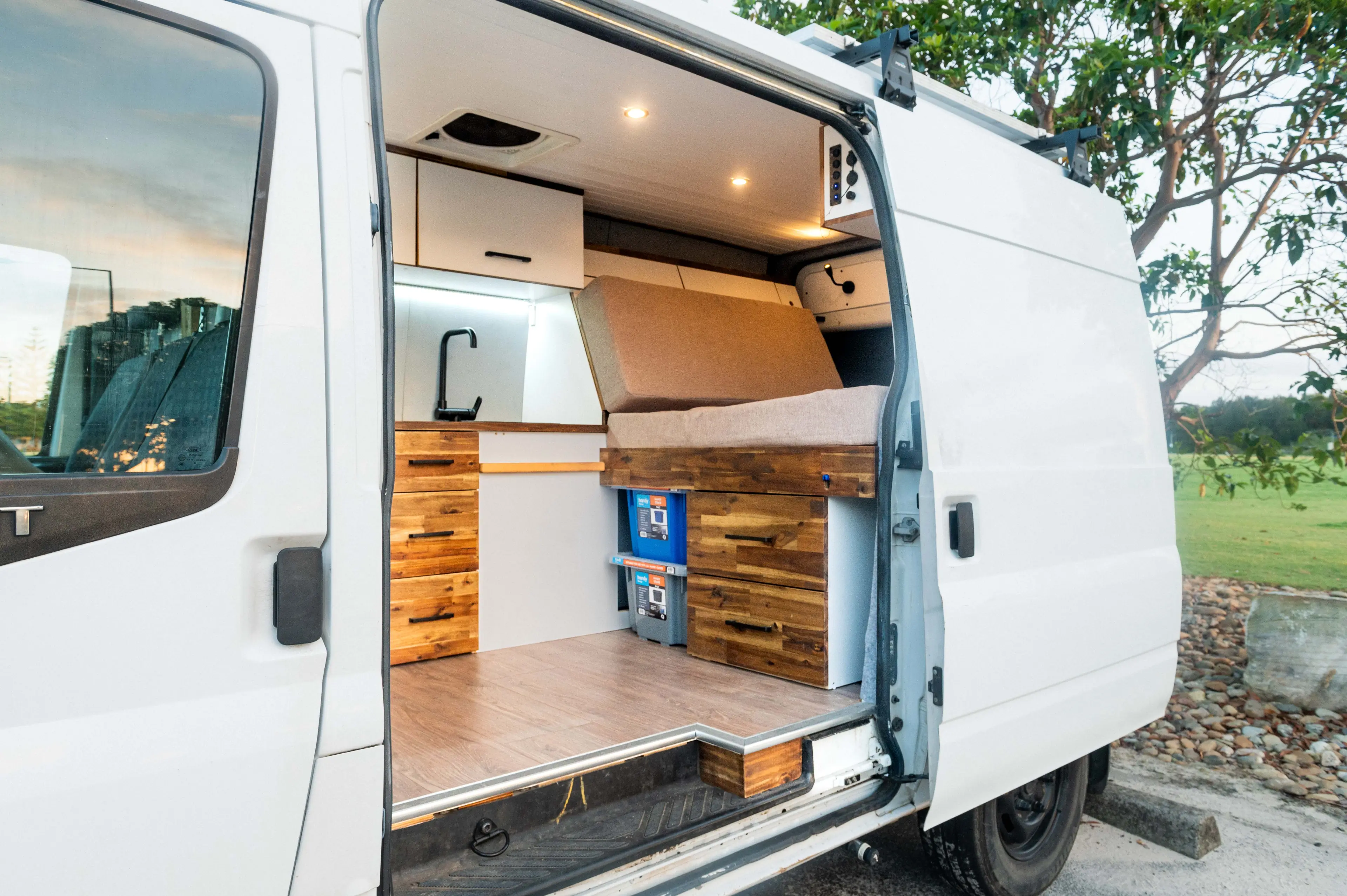 Van build progress photo 4