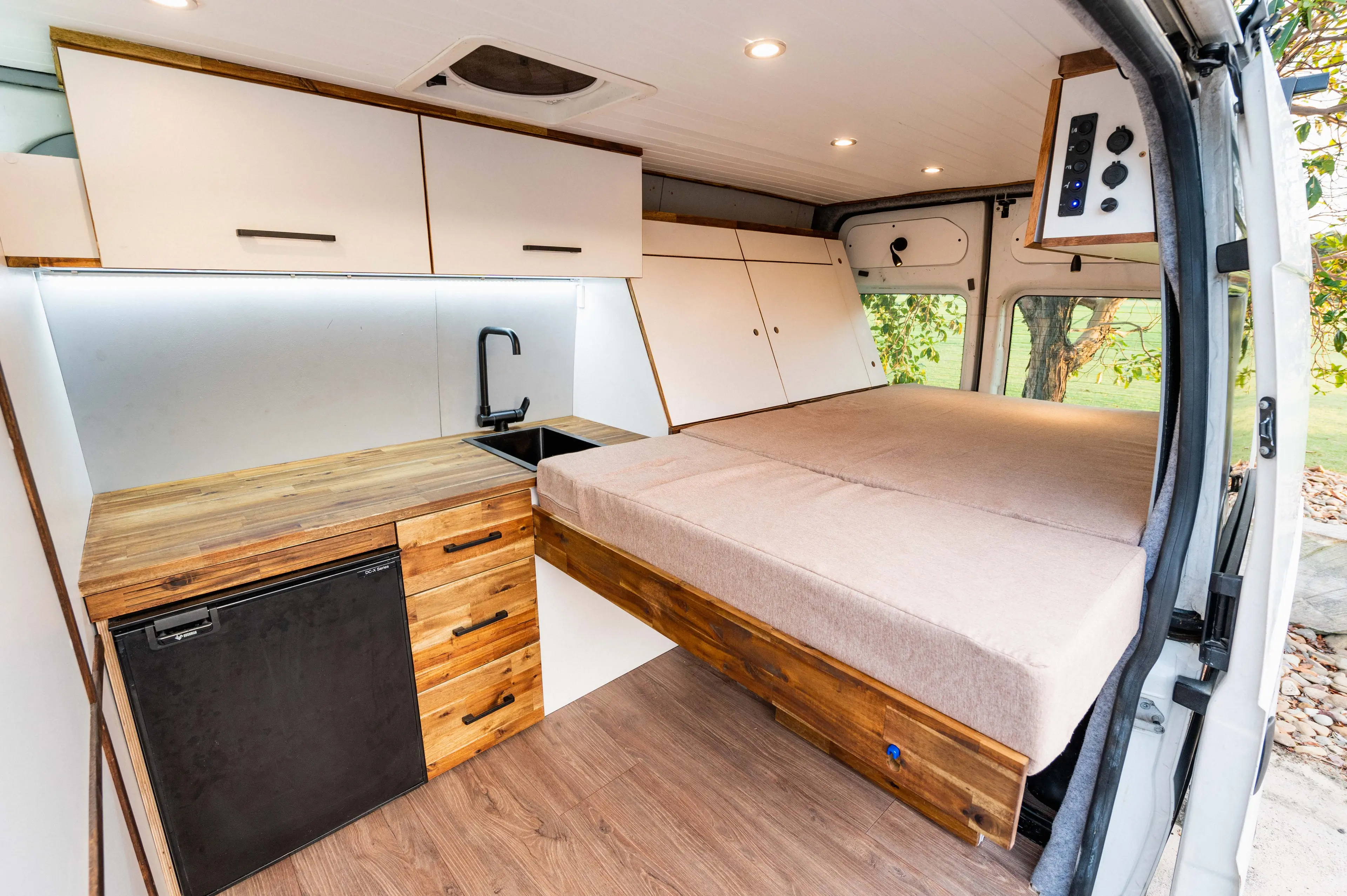 Ford Transit van conversion exterior