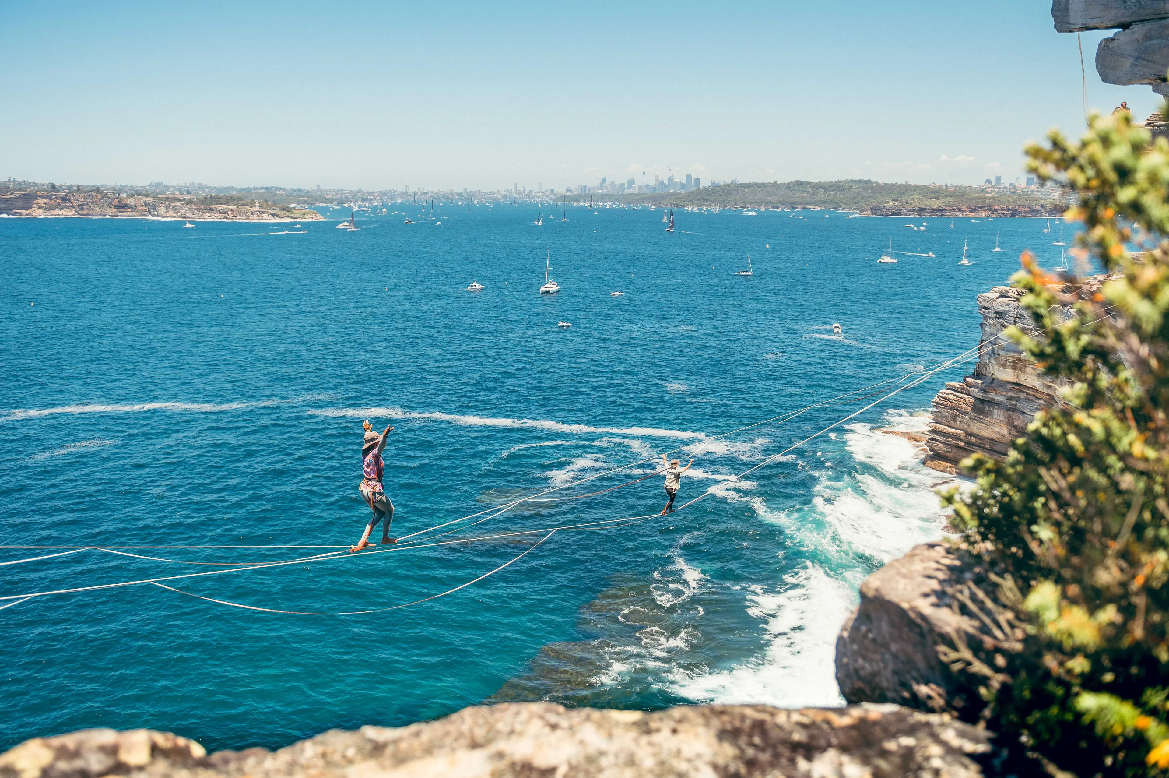 Sydney in the distance, as viewed from North Head